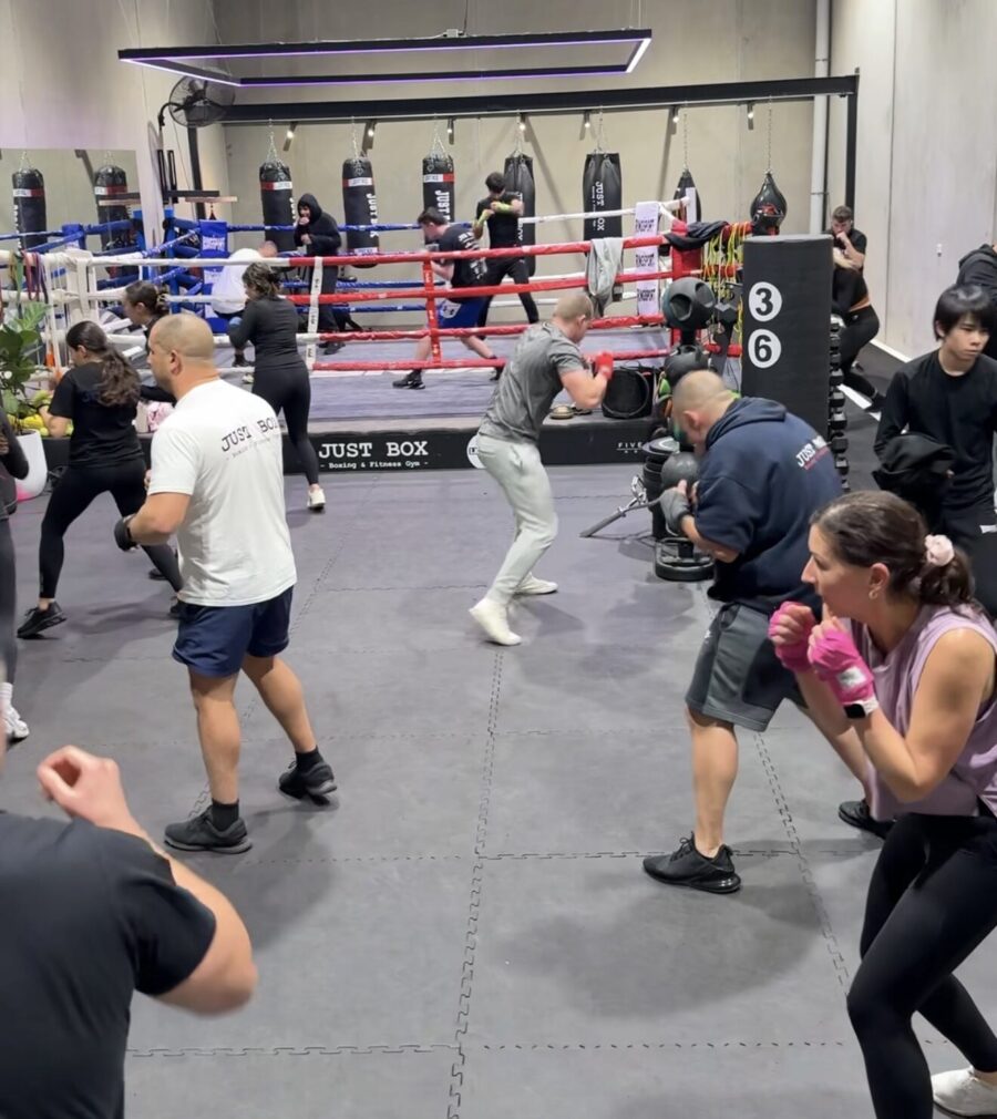 Boxing gym near me Adelaide group training at Just Box Kidman Park